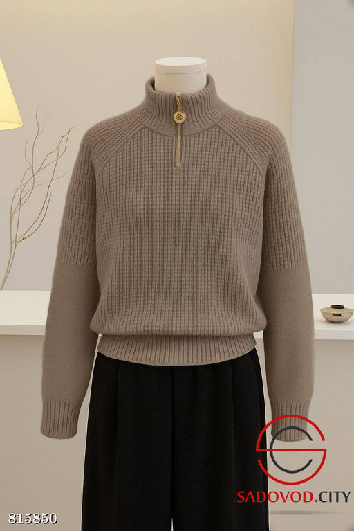 Свитер женский на полузамке - Bruno фото 5