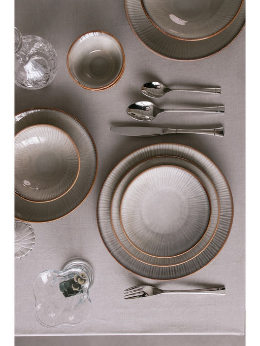 Тарелка Magistro Astral, d=27.3 см, фарфор, серая фото 4