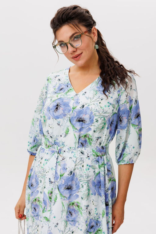 Платье ANELLI 1605 льняное утро  фото 5