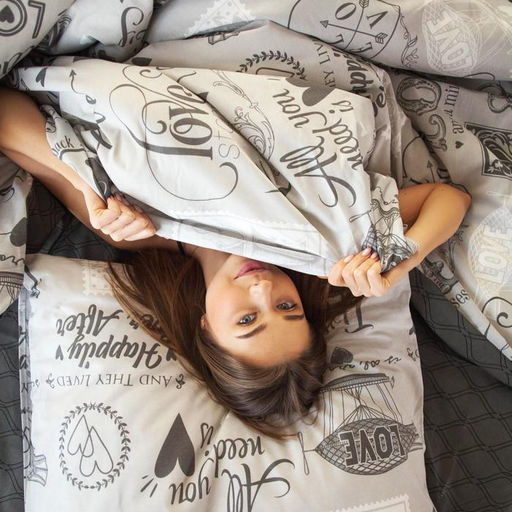 Постельное бельё Этель 1.5 сп Love 143*215 см, 150*214 см, 70*70 см -2 шт  фото 18