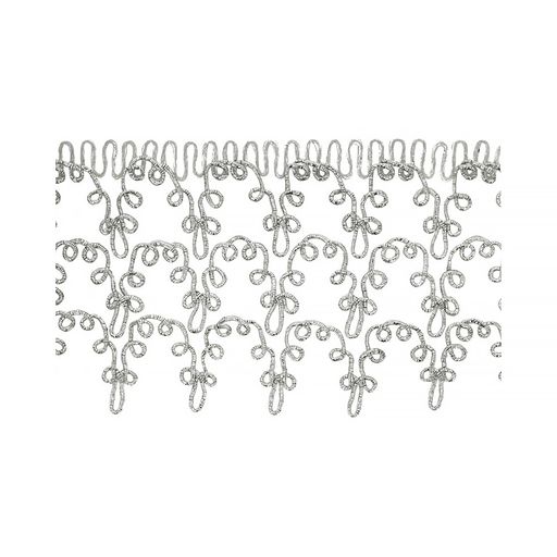 Gamma MTR-09 тесьма декоративная 58 мм 22.5 м  0.5 м под серебро