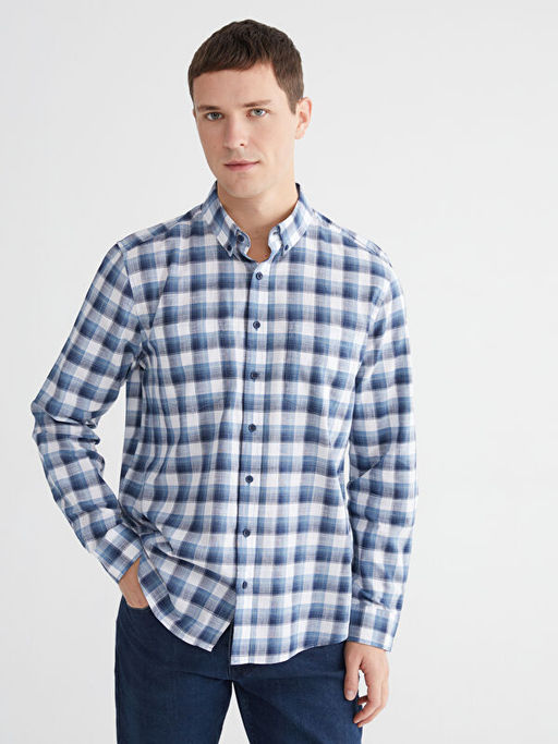 Regular Fit Ekose Erkek G?mlek