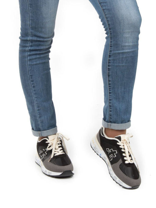 05-6026-112 BLACK Кроссовки женские (искусственные материалы) - No name фото 3