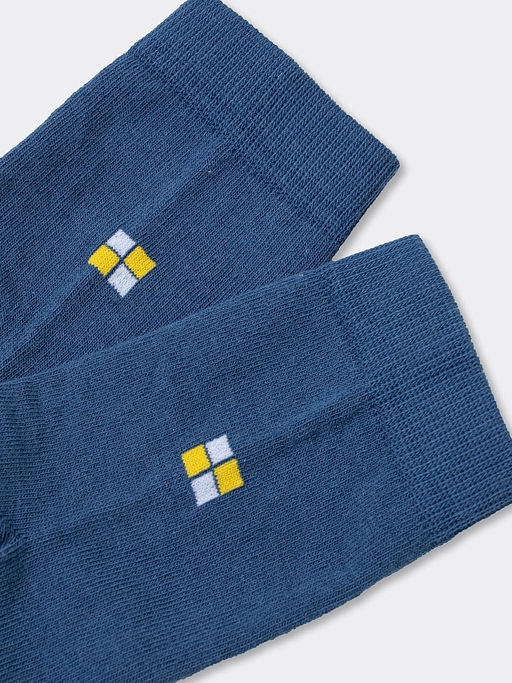 Цена за 5 пар! Высокие детские носки джинсового цвета - Mark formelle фото 4