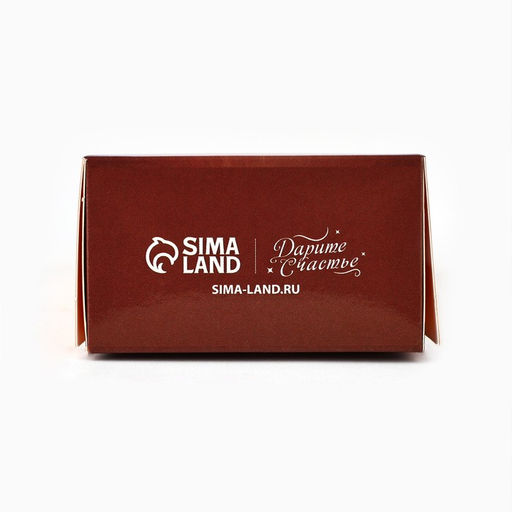 Цена за 5 шт. Коробка складная с окном «Сладкоежка», 6×12×3.5 см