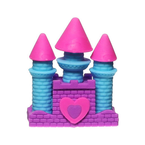 Цена за 36 шт. Ластик фигурный "Замок принцессы", МИКС