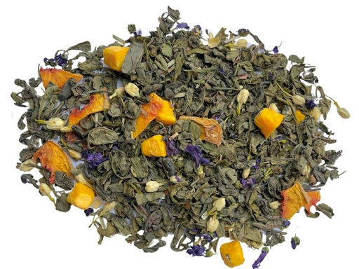 КамлёвЪ Зеленый крупнолистовой чай Персик-Маракуйя, 500 г