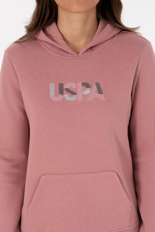 Kad_n G_l Kurusu Kap__onlu Basic Sweatshirt - U.s. polo assn фото 6