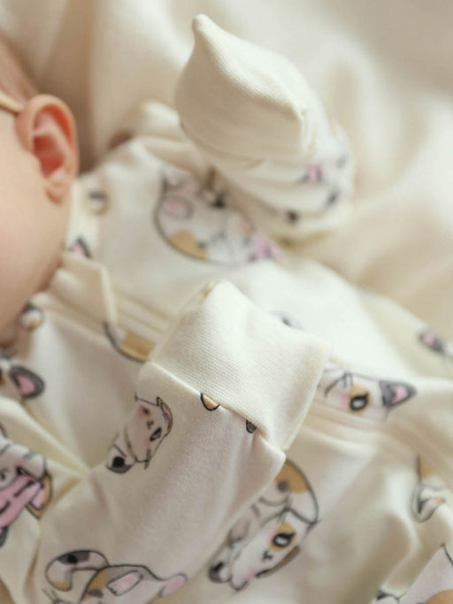 Комбинезон для девочки с принтом Кошечки - Kogankids фото 7