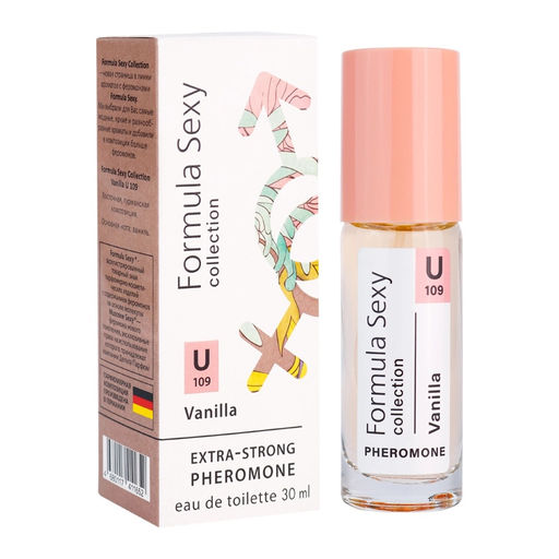 Ж DP туал/вода с ФЕРОМОНАМИ (30мл) Formula Sexy Vanilla U109