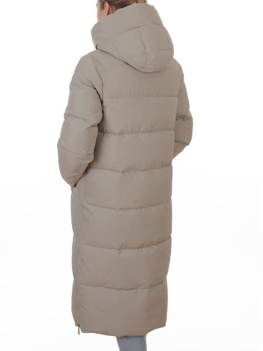 L667 BEIGE Пальто зимнее женское (200 гр. холлофайбер) - Fashion фото 6