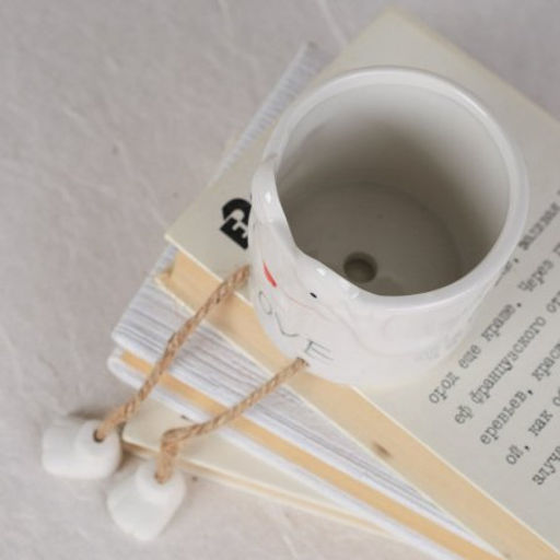 Кашпо Лягушка 7,7х8 см / WN16 /уп 8/96/ висячие ножки - Галеонтрейд фото 4