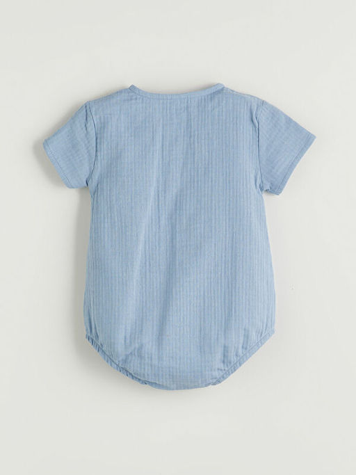 Yakas? D??meli Erkek Bebek ??t??tl? Body