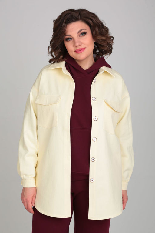 Рубашка Michel Chic 773 нежно-желтый