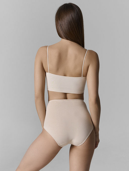 Цена за 2 штуки! Трусы макси женские бежевые утягивающие - Mark formelle фото 5