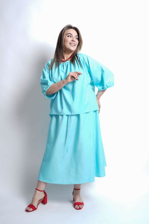 Костюм Luxury Moda 1431 бирюзовый