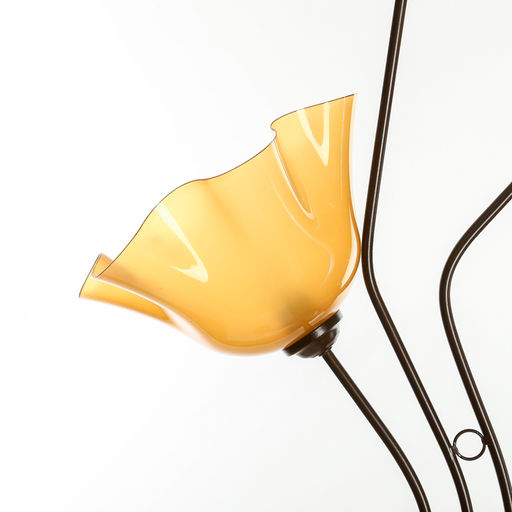 Торшер «Соцветие» 3×15 Вт E27 коричневый