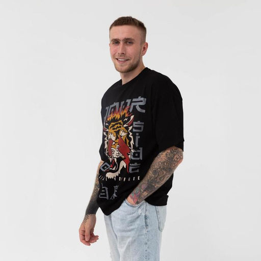 Футболка мужская KAFTAN «Тигр», черный, размер 54