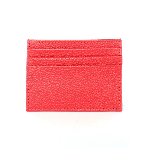 Визитница-кардхолдер Croco-ВК-215-1 н/к, 1отд, 3карм, красный флотер (113) 260907