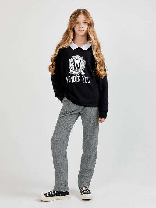 ACOOLA / Джемпер детский для девочек Vidar черный  фото 3