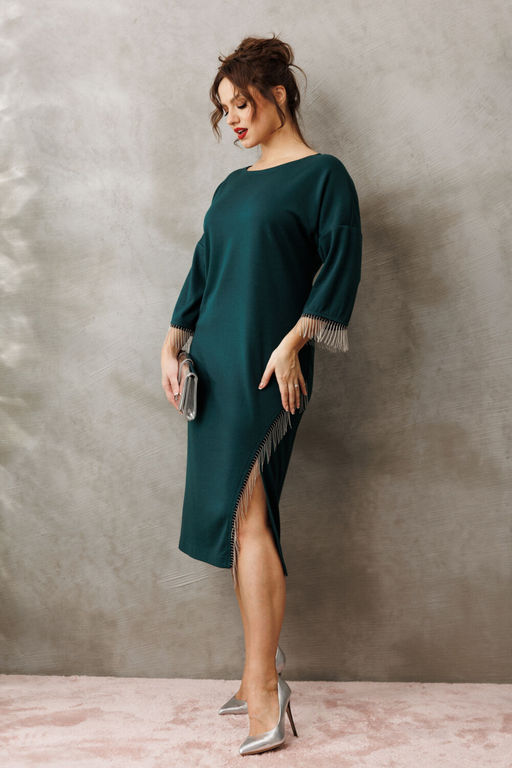 Платье Anastasia 1308 изумруд фото 2