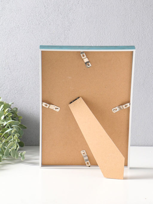 Фоторамка пластик формат А4 "Данте" голубая лагуна 31х21,8х2,5 см