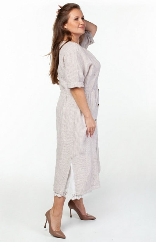 умягченный лен 100% платье - Luxuria фото 4