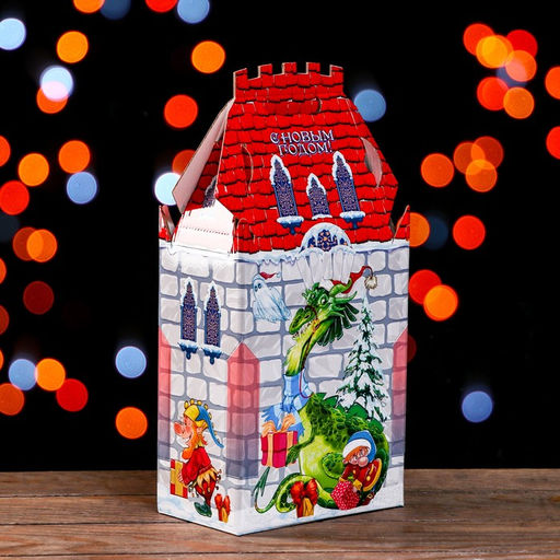 Цена за 5 шт. Подарочная коробка С Драконом 16,7 х 10,1 х 34,5 см - Simaland фото 2