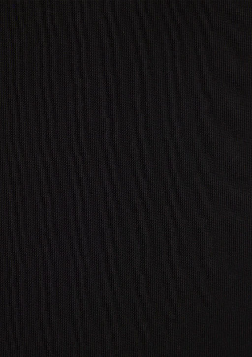 Bisiklet Yaka Siyah Basic Tisort - Mavi фото 7