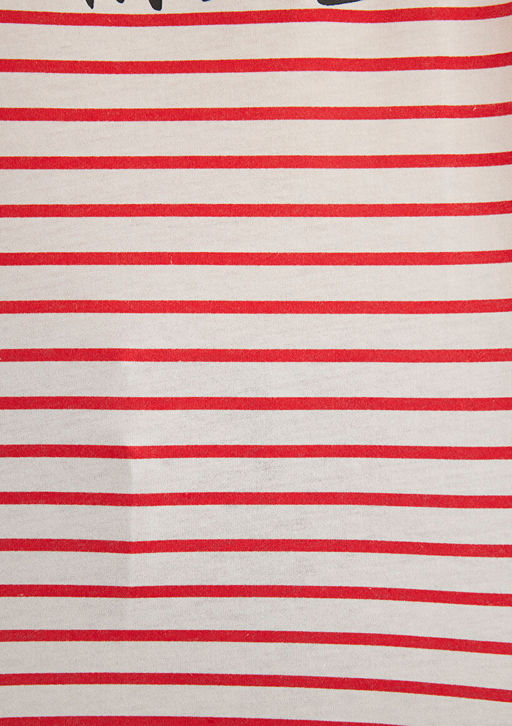 Love You Bask?l? Cizgili Istanbul Tisort - Mavi фото 8