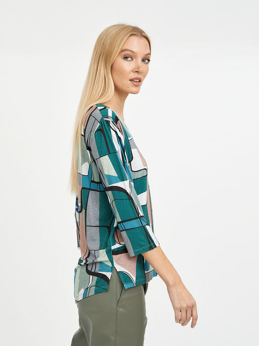 футболка женская с длинным рукавом и принтом - Glenfield фото 6