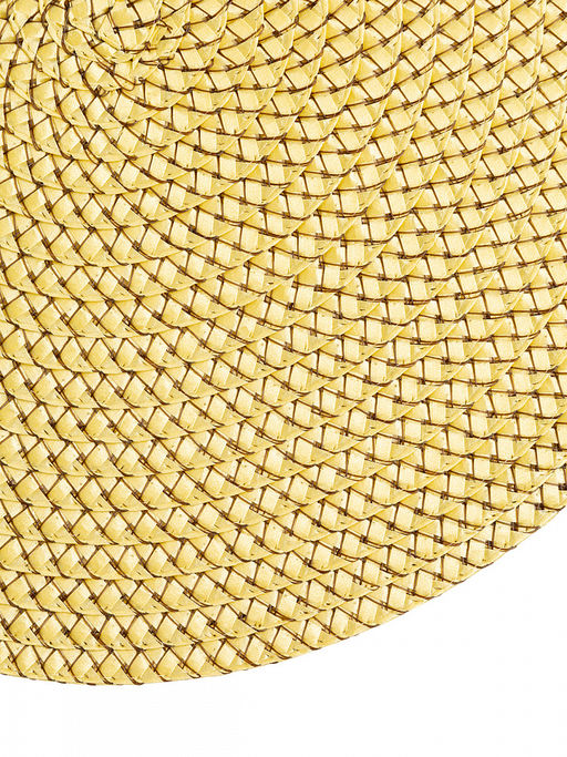 Салфетка сервировочная D38, 1 штука золото полипропилен