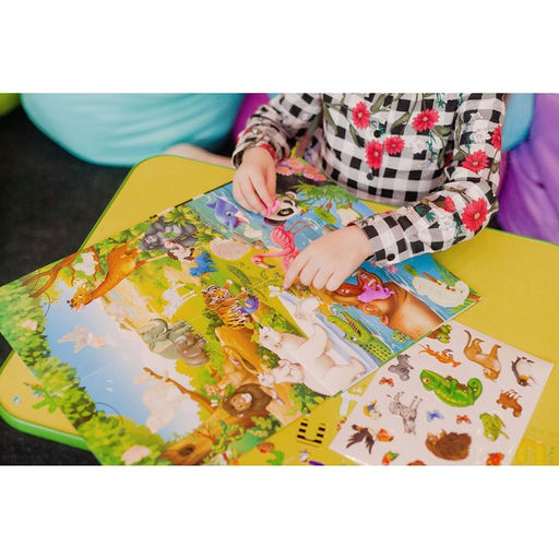 Активити книга с наклейками и растущими игрушками Мир животных, 12 стр. - Буква-ленд фото 8