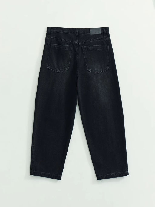 Джинсы baggy fit с эффектом стирки / Zarina фото 9