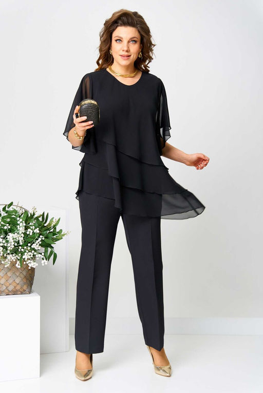 Костюм Асолия 1512 чёрный фото 4
