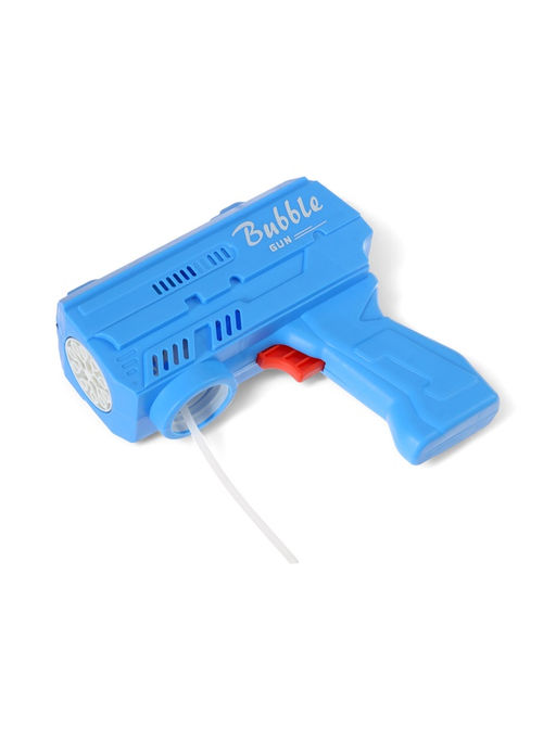 Генератор мыльных пузырей Пистолет, световые эффекты, работает от батареек, синий - Simaland фото 5