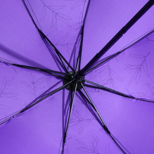 Зонт механический Веточки, 8 спиц, d=95, цвет сиреневый - Simaland фото 4