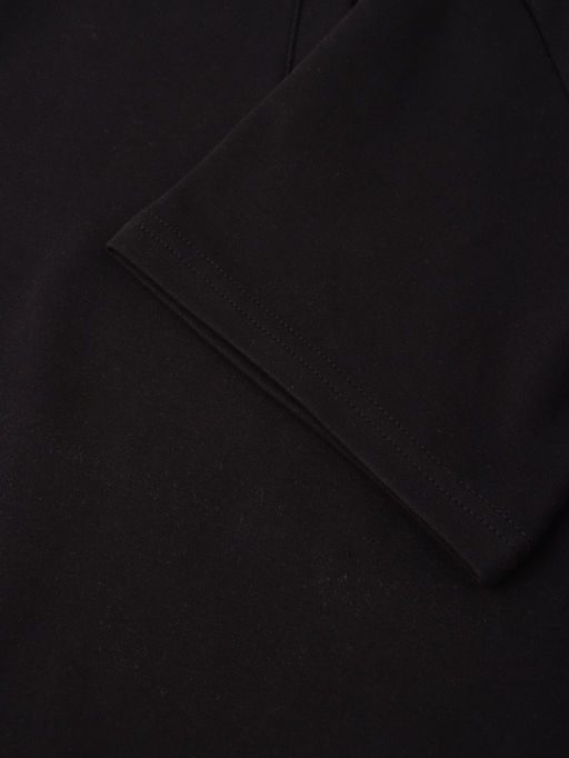 Футболка - поло женская MINAKU, размер 50-52 (2XL), итерлок, чёрная