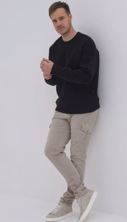 Джемпер свитшот Футер 3-х нитка НАЧЕС - Solo mio фото 15