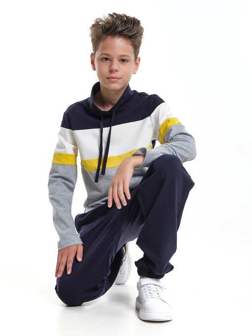 Джемпер (лонгслив) UD 7539 триколор - Mini maxi фото 2