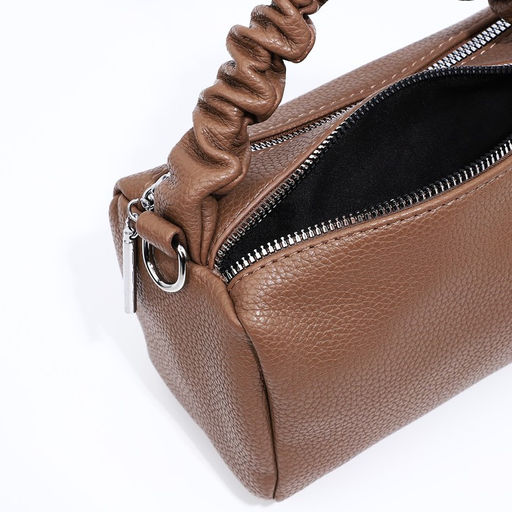 Сумка-багет на молнии, цвет коричневый - Simaland фото 7