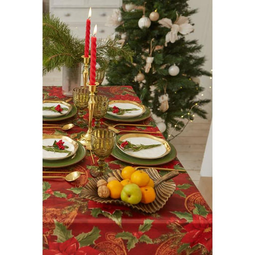 Скатерть новогодняя Доляна Волшебный праздник 145*260 +/- 2 см, 100% п/э  фото 8