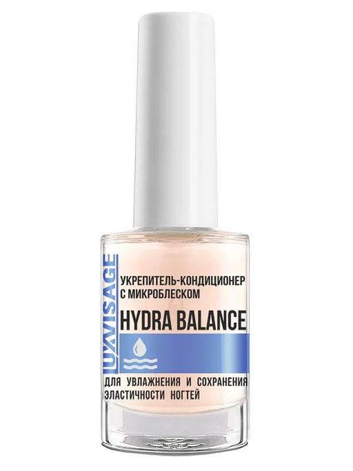 Luxvisage Укрепитель-кондиционер с микроблеском Hydra Balance д/увлажнения и сохранения эластичности ногтей