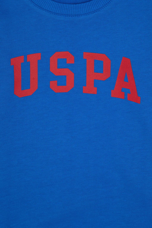 Erkek _ocuk Koyu Mavi Bisiklet Yaka Basic Sweatshirt Sepette S_rpriz _ndirim - U.s. polo assn фото 3