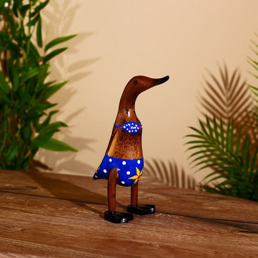 Сувенир «Утка в купальнике», 25 см, дерево