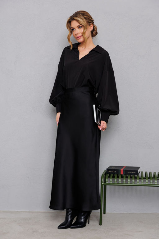 Блуза AMORI 6456 черный  фото 2