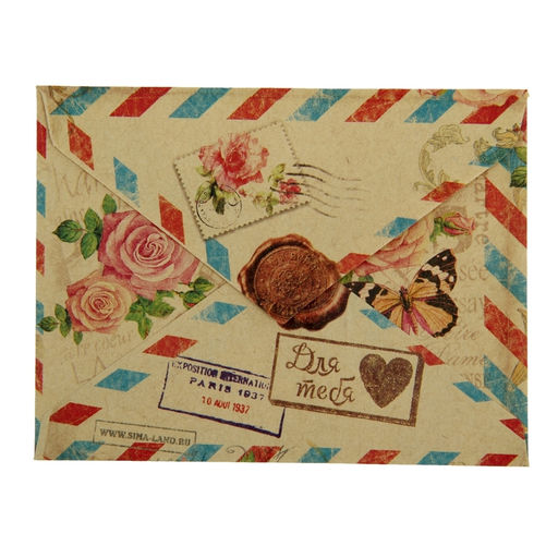 Цена за 5 шт. Конверт подарочный «Париж», 7.5 х 9.5 см