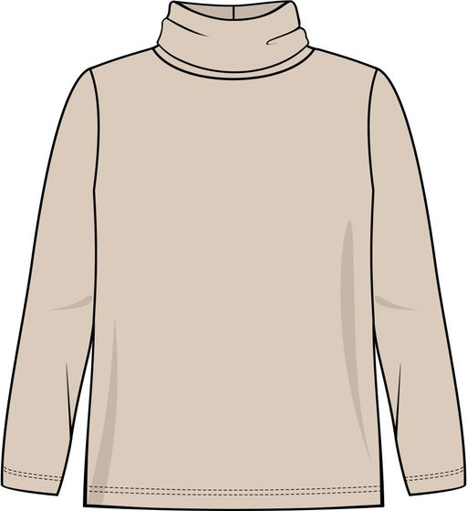 Свитер (водолазка) для девочки 61431 Бежевый* 595 Lets go - Let's go фото 3