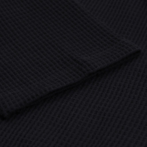 Халат вафельный женский SL HOME: Basic «Дарк Маре», размер M, хлопок 100%, чёрный