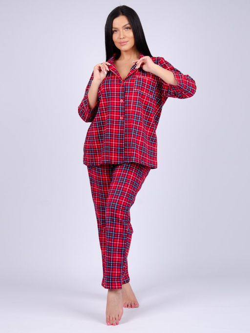 Пижама "Люкс" красная, трикотаж